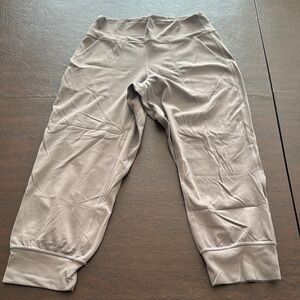 lululemon athletica Tan and Purple Capris Relaxed Fit